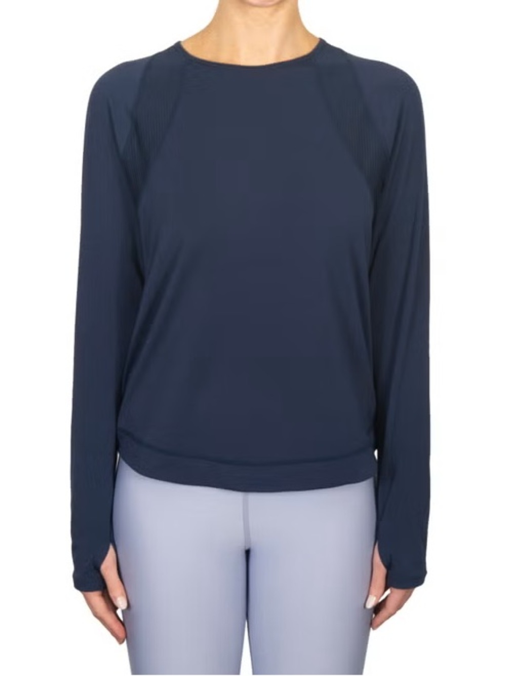 Sweaty Betty Women's Long Sleeve Top, Navy, Medium- NWT